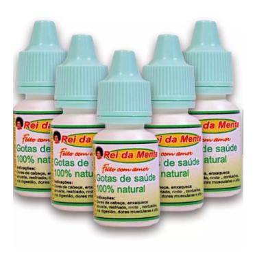 Imagem de Kit 5 Óleo Especial de Menta Rei da Menta 100% Natural Super Forte