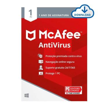 Imagem de McAfee Antivírus Windows - Licença 1 Ano - Download
