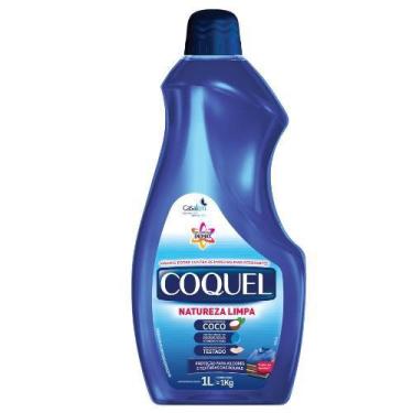 Imagem de Lava Roupas Liquido Coco Coquel CasaKm Todos Tecidos 1 Litro - Casa Km