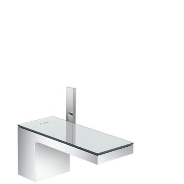 Imagem de AXOR Torneira para pia de banheiro MyEdition Avantgarde com 1 alça e 15 cm de altura em vidro cromado/espelhado, 47010001