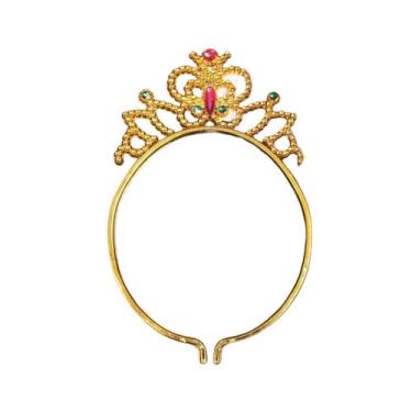 Imagem de Tiara Dourada para Fantasia de Princesa Encanto e Glamour - Extra Fest