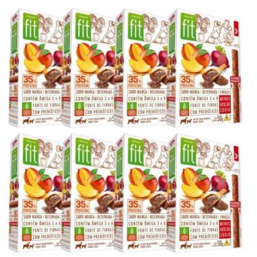 Imagem de Kit 8 Petisco Stick FIT Spin Pet  Para Cães Sabor Manga 50g  - SpinPet