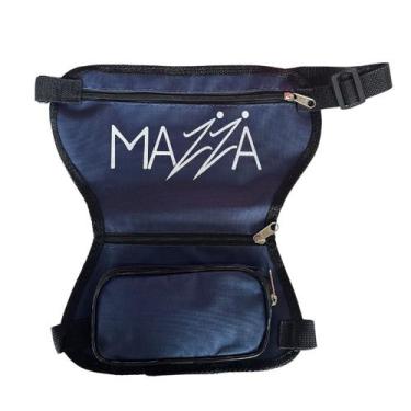 Imagem de Pochete de Perna Mazza unissex para Motoboy/Mototaxi, Azul