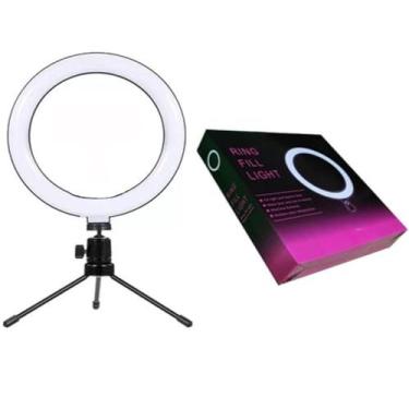 Imagem de Anel De Led Ring Light 16cm Iluminador Flash Portátil Selfie Makeup Lu