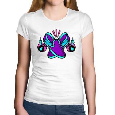 Imagem de Baby Look Algodão Walk The Talk - Foca na Moda, Branco, P
