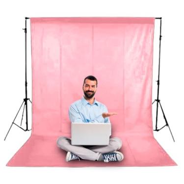 Imagem de MONT MALHAS, TECIDO FUNDO INFINITO ROSA CLARO PARA ESTÚDIO FOTOGRÁFICO 4,00 x 1,90 METROS