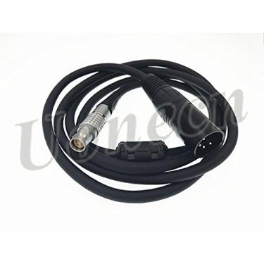 Imagem de Uonecn Cabo de alimentação vermelho Epic Scarlet 6 pinos fêmea para XLR 4 pinos macho