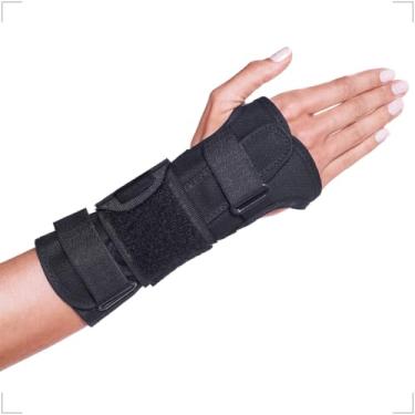 Imagem de Kestal Munhequeira Tala Curta para Punho, órtese Preto, Bilateral, G