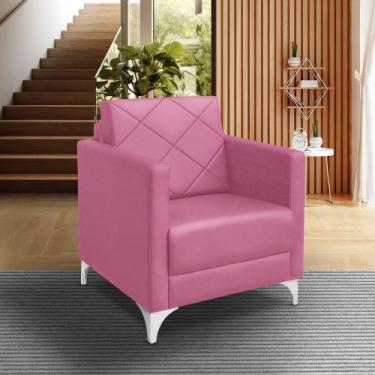 Imagem de Poltrona Helena Decorativa Clinica e recep tecido suede - SELMINHADECO