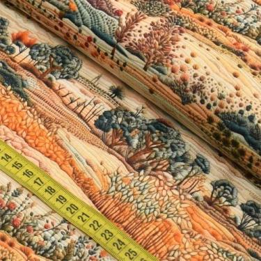 Imagem de Tecido Estampado Para Patchwork - Flores Campestres Bordadas : Campo F