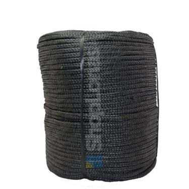 Imagem de Cabo Corda Seda Arteplas Trançada 8mm Preta com 240m