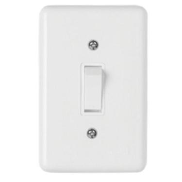 Imagem de Kit 5 Interruptor Simples Com Espelho Branco Stylo Ilumi