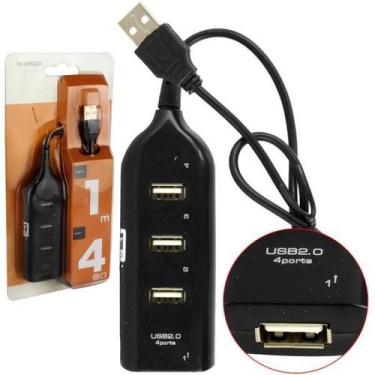 Imagem de Hub Usb 2.0 4 Portas - Extensor Hi-Speed 480mbps - FLY ACE. 