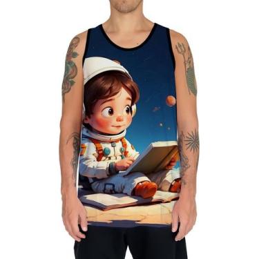 Imagem de Camiseta Regata Crianças Astronautas Planetas Galáxias 5 - Enjoy Shop,