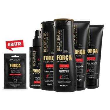 Imagem de Super Kit Força Com Pimenta Bio Extratus Crescimento Capilar