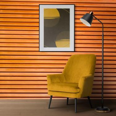 Imagem de Papel De Parede Adesivo Ripas De Madeira Clara Lavável - AUM Adesivos,