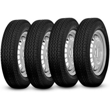 Imagem de Kit 4 Pneus Agrícola Maggion 5.60-15 Falco F2 4 Lonas