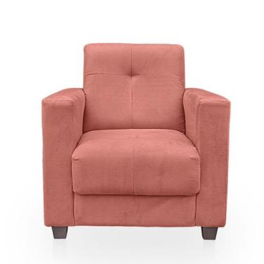 Imagem de Poltrona Cadeira para Sala Confortável Reforçada Veneza Suede - BelarS