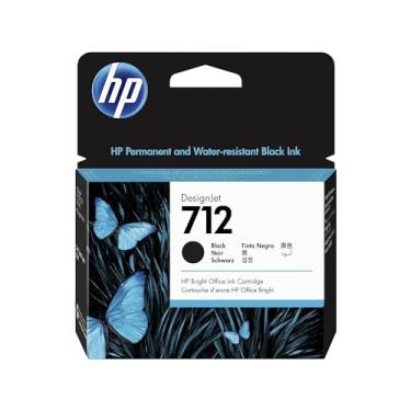 Imagem de Cartucho de Tinta HP 712 Preto DesignJet Original 80ml (3ED71A)