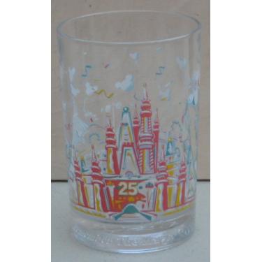 Imagem de Caneca de copo de vidro para colecionadores Walt Disney World Magic Kingdom 25th Anniversary Remember the Magic with Donald Duck