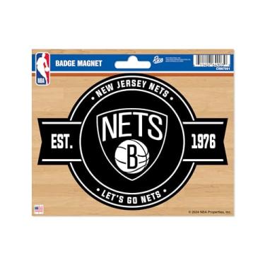 Imagem de Rico Industries NBA Basketball Brooklyn Nets Standard Badge Magnet - para carro, geladeira