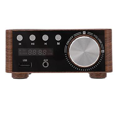 Imagem de Amplificador de Potência Amplificador Estéreo HiFi Digital Ampla Opções de Entrada 5.0 2 Canais Decodificação Múltipla Notebook MP3 TV Projetor