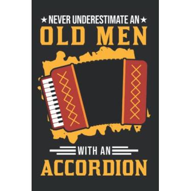 Imagem de Akkordeon Tagesplaner: Akkordeon Alter Mann Ziehharmonika Akkordeonist/Kalender 2022 / Wochenplaner Tagesplaner Planer/Planungsbuch To-Do-Liste / 6x9 Zoll / 100 ausfüllbare Seiten