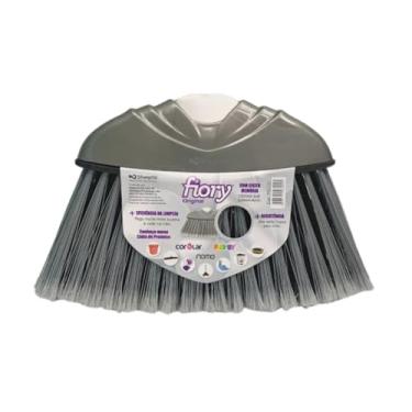 Imagem de Vassoura Sem Cabo Cerdas Firmes Uso Externo e Interno