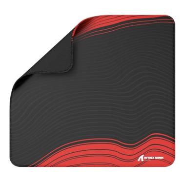 Imagem de Mouse pad para jogos Attack Shark CM02 com superfície de fibra de alta densidade, tecnologia de revestimento 5S, amortecimento de 4 mm de espessura, borda de precisão, fundo de borracha antiderrapante