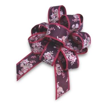Imagem de Laço Prático Mágico Floral Em Rolo. Rende 15 Laços (3 Rolos) - Fitas R