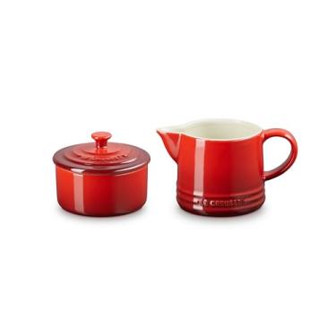 Imagem de Le Creuset Kit Cream 300Ml & Sugar 250Ml Sig Vermelho