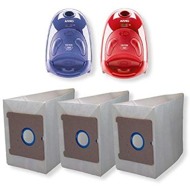 Imagem de 6 Saco Coletor Refil de Papel Descartável para Aspirador de Pó Arno Triton Cartucho Bag