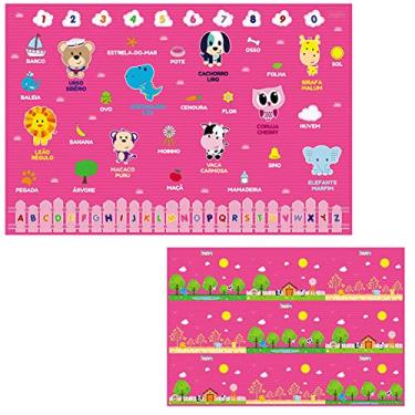 Imagem de Tapete de Atividades Para Crianças 1,20 x 1,80 Protetor Animais Para Praia/Piscina