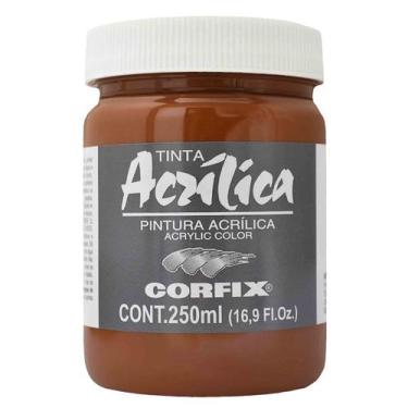 Imagem de Tinta Acrílica Vermelho Veneza 166 Gr 1 250ml - Corfix, 166 - VERMELHO