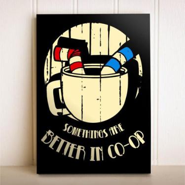Imagem de Placa Decorativa Video Game Cuphead Retrô Arte CO-OP - Cogumenlo Corp