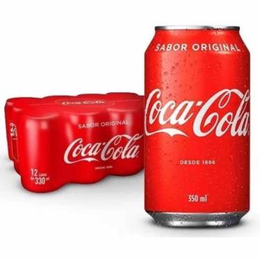 Imagem de Coca-cola Refrigerante 350ml Com 12 Unidades