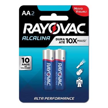 Imagem de Pilha Aa Alcalina Rayovac C/2 Unidades