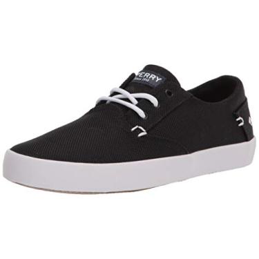 Imagem de Sperry Tênis infantil Bodie lavável, Preto, 4 Big Kid