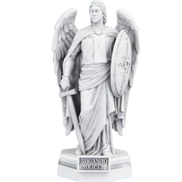 Imagem de Estátua Arcanjo Miguel - Versão 3 (Cor Mármore)