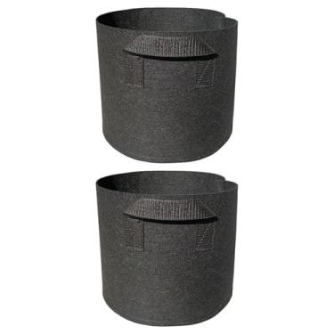 Imagem de Generic 2x Bolsas cultivadas Potata Sacos de cultivo reutilizável plantador de recipiente de plantador de tecido não traçado de tecido para cebola de estufa, 5 Galões