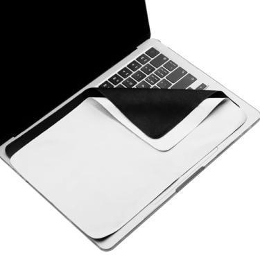 Imagem de Pacote com 2 panos de limpeza de forro de microfibra com proteção de impressão de teclado para MacBook Pro/AIR 33.0 cm 35.6 cm 2018-2025, protetor de teclado compatível com MacBook Air 13/MacBook Pro