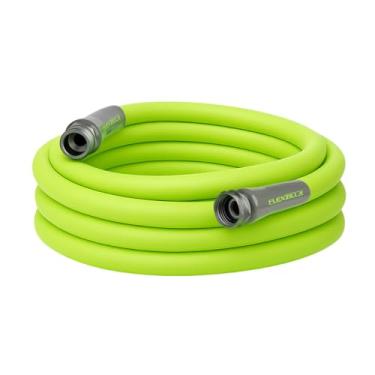 Imagem de Mangueira de jardim Flexzilla HFZG525YW-E, resistente, leve, segura para água potável, 16 mm x 7,6 m, ZillaGreen