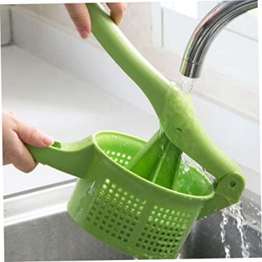 Imagem de Espremedor criativo de recheio de vegetais ferramenta de espremer frutas ferramenta de desidratação de pressão manual para cozinha jantar (verde) Espremedores manuais e utensílios de cozinha
