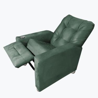 Imagem de Poltrona Do Papai Reclinável Quarto Sala Londres - B Home Decor, Verde
