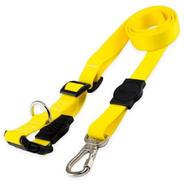 Imagem de Dog Trip Brasil Coleira Guia Mãos LIvres Para Cães Cachorro Adestramento Passeio Porte Grande Médio Pequeno (P, Blip)