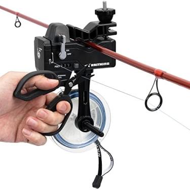Imagem de Molinete de linha de pesca KastKing e tesoura trançada de 12,7 cm - com contador de linhas, acessórios patenteados, portátil, equipamentos de pesca, presentes para homens, compacto, para molinetes de