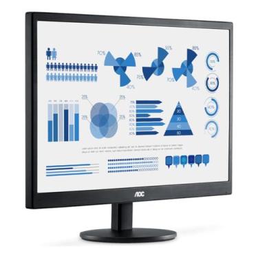 Imagem de Monitor led aoc 18.5" hd 60hz mod. e970 preto bi-volt