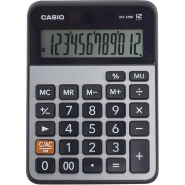 Imagem de Calculadora De Mesa 12 Dig. Prata Solar/Bateria - Casio