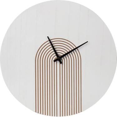 Imagem de Tuut Relógio Decorativo de Parede Arco Minimalista 30cm – Design Moderno e Estilo Sofisticado