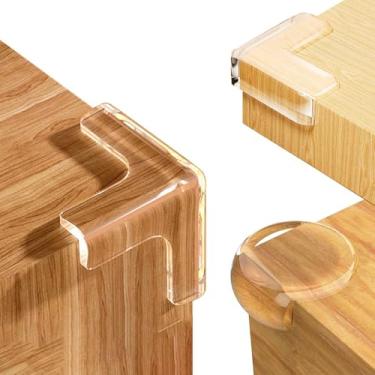 Imagem de JinRui-T Protetores De Canto Para Bebês, 15 Mesa Crianças, Protetor Borda Transparente À Prova Bebês Com Forte Adesão, Móveis (Estilo 2)